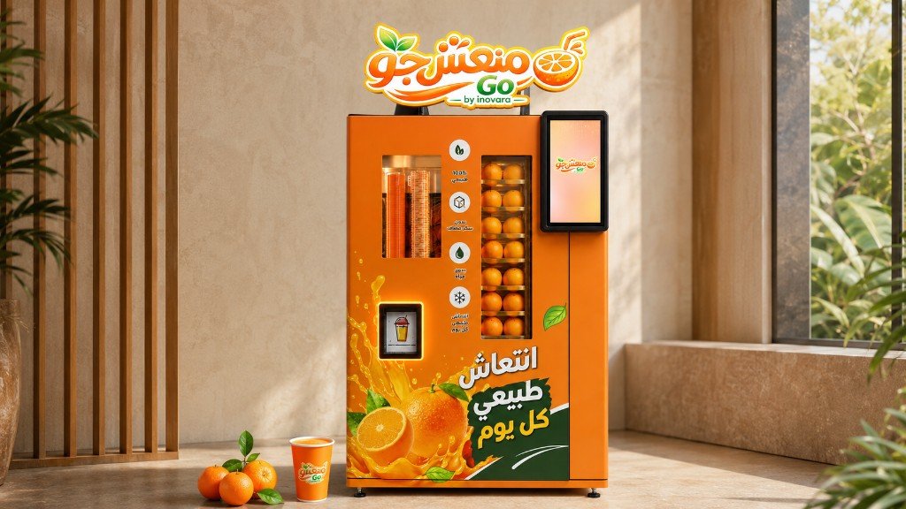ماكينة منعش جو لعصر البرتقال الطازج
